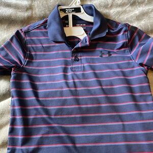 Under Armour striped polo boys ysm